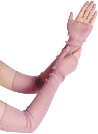 Cooling Mesh UV Protection Gloves for Women