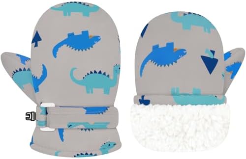 SarfelWaterproof Toddler Snow Mittens Stay Warm in Winter