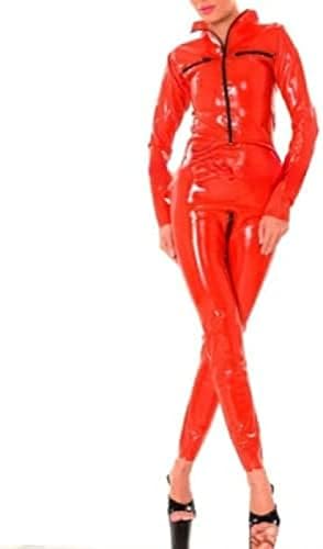 Stunning Red Latex Catsuit