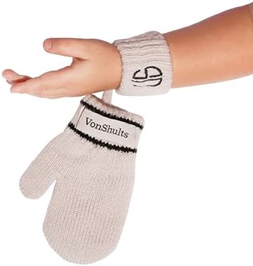 Warm Stylish Merino Wool Winter Gloves for Kids Toddlers