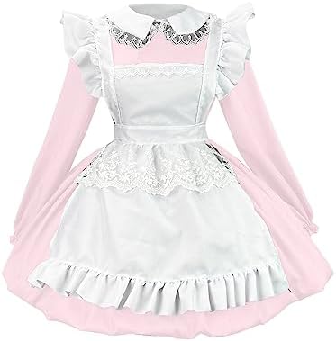 French Maid Apron Dress for Women - Anime Lolita Fancy Costume