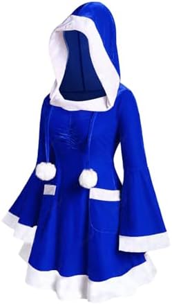 Mrs Claus Christmas Dress Furry Haoxing Vintage