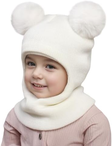 Toddler Winter Hat with Ear Warmer for Boys