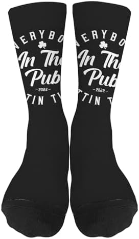 St Patricks Day Mens Cute Knee High Socks