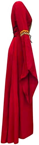 YELLDesk Plus Size MedievalNineteenth-Century Dress for Women Snowgoat Style