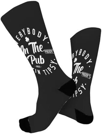 St Patricks Day Mens Cute Knee High Socks
