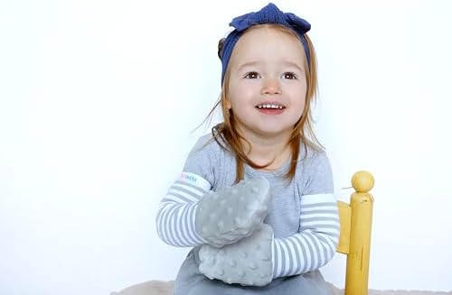 Handsocks Plushy Stay On Strap-Free No-Scratch Warmth Mittens
