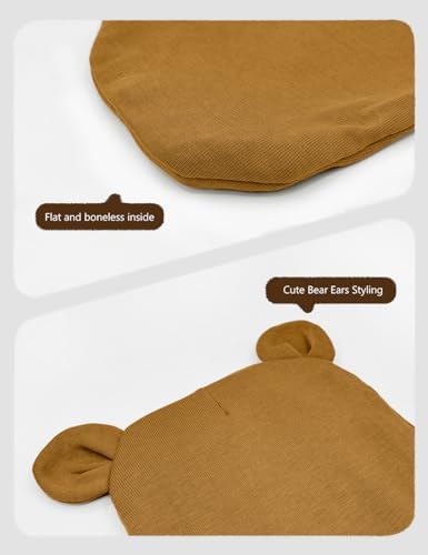 Cotton Newborn Bear Ears Hat for Unisex