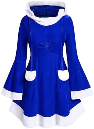 Mrs Claus Christmas Dress Furry Haoxing Vintage