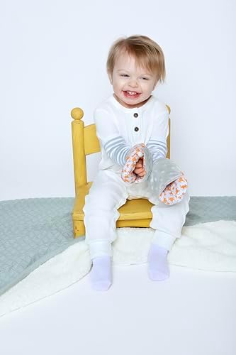 Handsocks Plushy Stay On Strap-Free No-Scratch Warmth Mittens