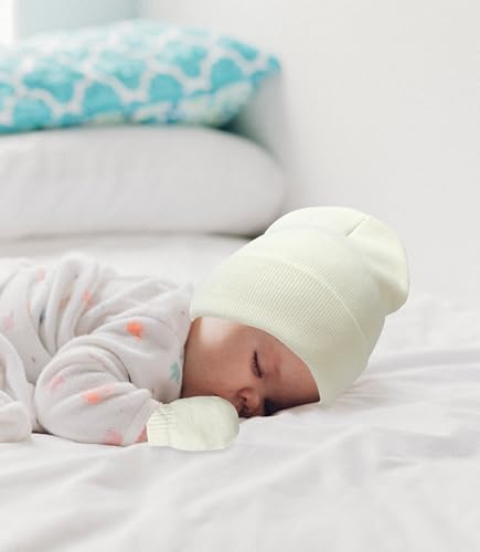 Protective Baby Hats Mittens Set for Infants and Toddlers