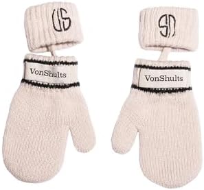 Warm Stylish Merino Wool Winter Gloves for Kids Toddlers