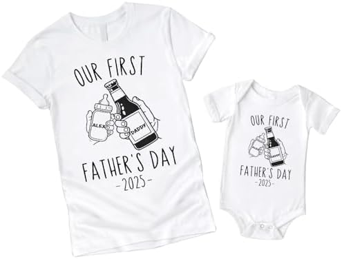 Personalized Dad SonMothers Day Matching T-Shirt Hoodie Set Custom Design