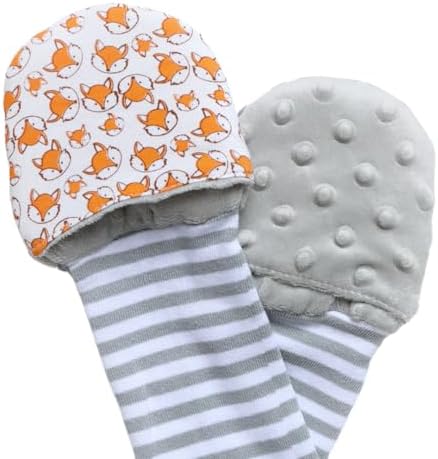 Handsocks Plushy Stay On Strap-Free No-Scratch Warmth Mittens