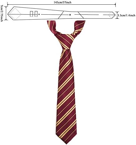 Yosbabe Tie Costume Striped Necktie