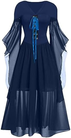 Gothic Punk Bohemian Dress Set Halloween Costume