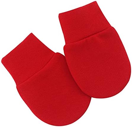 UGG Newborn Unisex Cotton mittens Soft No Scratch Red Toddler Winter Gloves