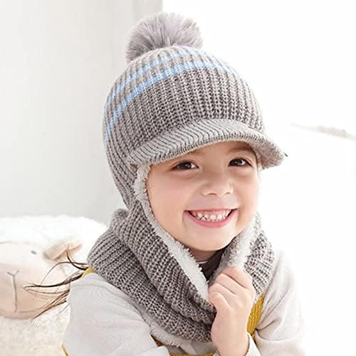 Winter Kids Hats Scarves Set