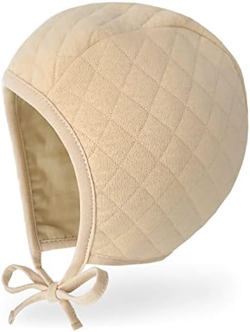 JELLYTREE American Baby Hat Bonnet Quilted Cotton Beanie for Toddler Boys Girls