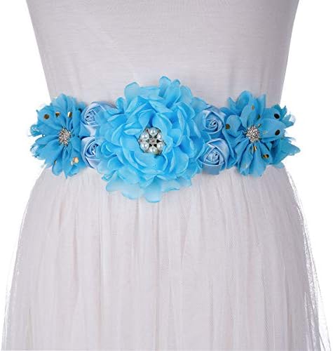 Maternity Sash Belt with Rhinestone Pearls - Elegant believes for Maternity Events