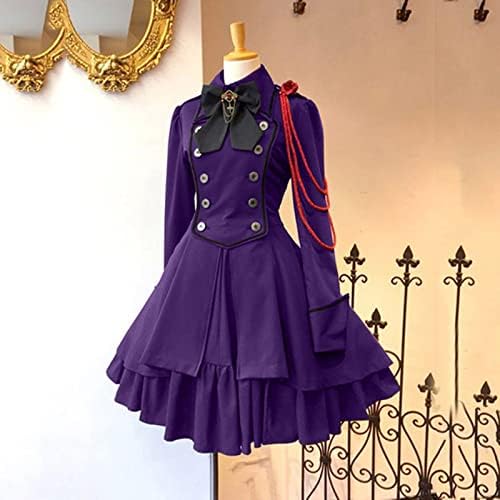 Womens Medieval Renaissance Gown Dress Halloween Party FVN