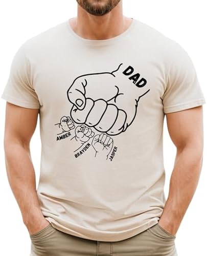 Personalized Dads Day T-Shirt Gift