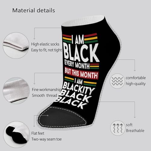Brilliant Black Boy Toddler Socks Black History Month