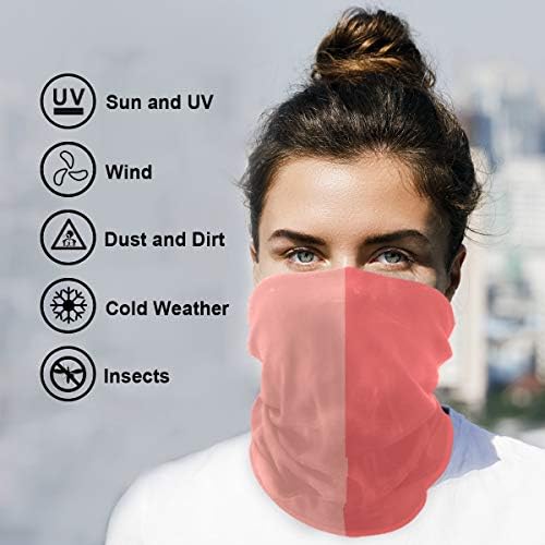 My Little Nest Unisex Pink Red Balaclava Headband Scarf Novelty Mask