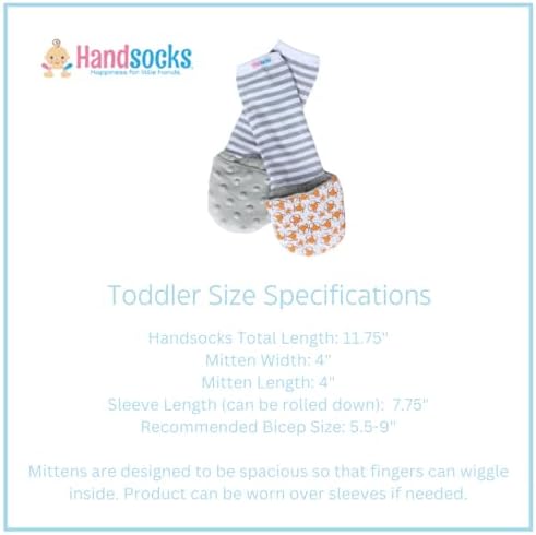 Handsocks Plushy Stay On Strap-Free No-Scratch Warmth Mittens