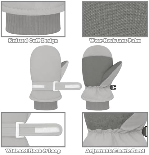 Anti-Loss Toddler Winter Gloves
