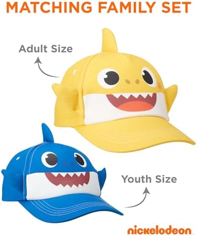 Baby Shark Mommy Daddy Toddler Matching Hats