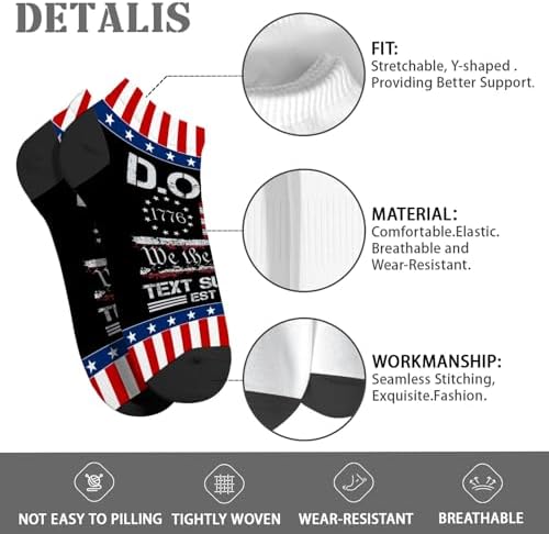American Techs DOGE Mens Socks Funny comfy for boys