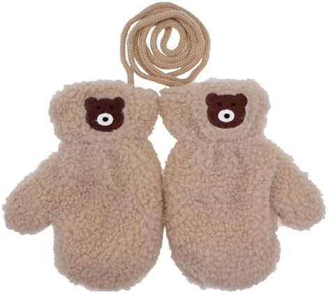 Winter Warm Bear Gloves for Boys Girls and Babies