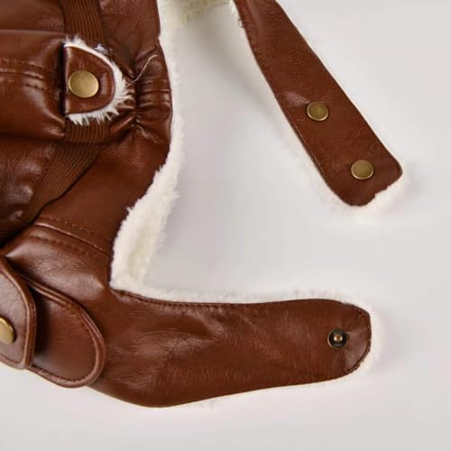 UUYYEO Kids Pilot Hat with Earflaps - Warm Winter Cap for Boys Girls
