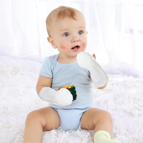 Protective gentle anti-scratch eczema gloves for babies 12-36 months