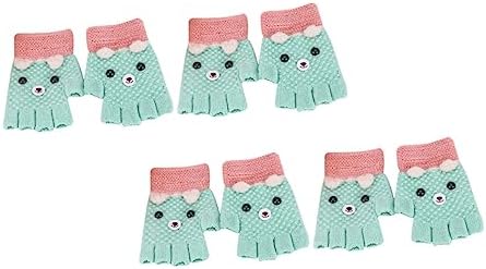 PartyKindom 4 Pairs Camo Gloves for Boys