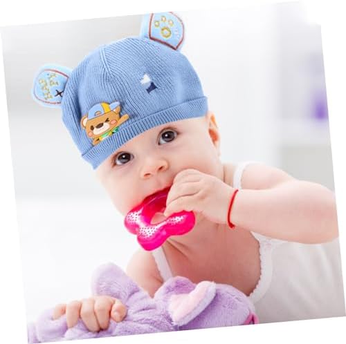 Cute Bear Knitted Hat for Boys Autumn Winter