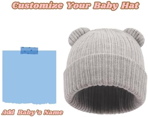 Personalized Newborn Beanie Hat US