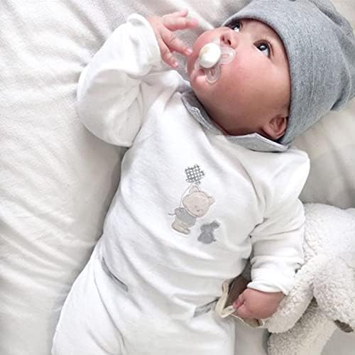 DRESHOW BQUBO 4-Piece Baby Beanie Set - Soft and Warm for Babies