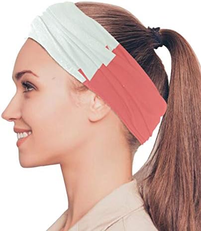 My Little Nest Multi-Use Novelty Bandana Headband in Red White