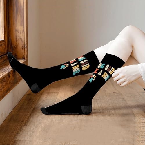 My Dogs Said Youre A Hoe Hilarious Knee Length Socks for Men