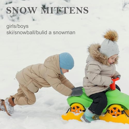 RAOEXI Baby Winter Mittens with Fleece