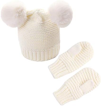 Winter Toddler Hat Set Knitted Warm Hats Scarves for Babies