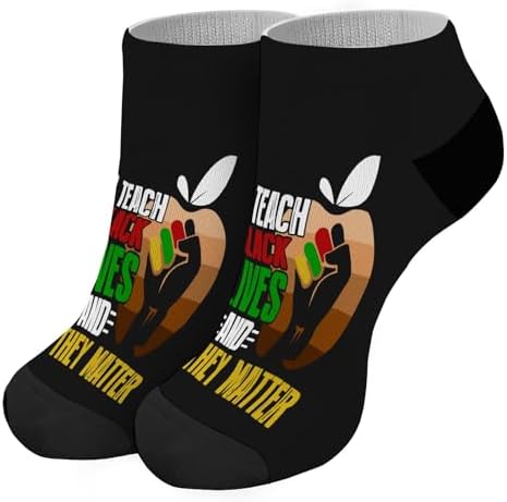 Humor Comfort Black History Month Ankle Socks for Men