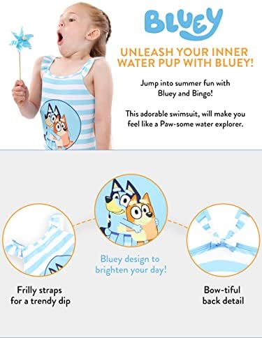 Bluey Girls Swimming Costume