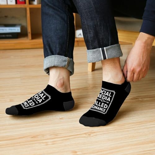 Fun Ankle Socks for Men - Cute Quirky and Comfortable