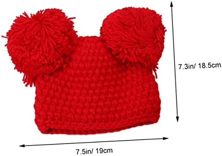 Winter Warm Christmas Hat for Boys - Red
