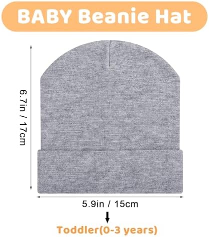 SATINIOR 4 Unisex Toddler Beanies 0-36 Months