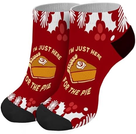 Just Here For The Pie Mens Socks
