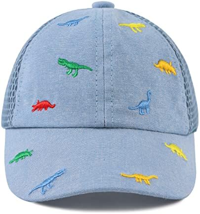 Dinosaur Baby Baseball Cap Adjustable Soft Breatheable for Kids 3-6 Months